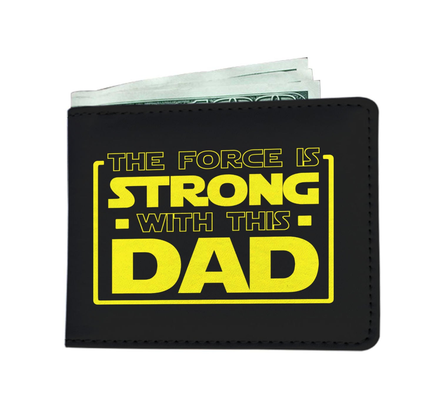 The Force Is Strong With This Dad - Father's Mens Wallet Main image
