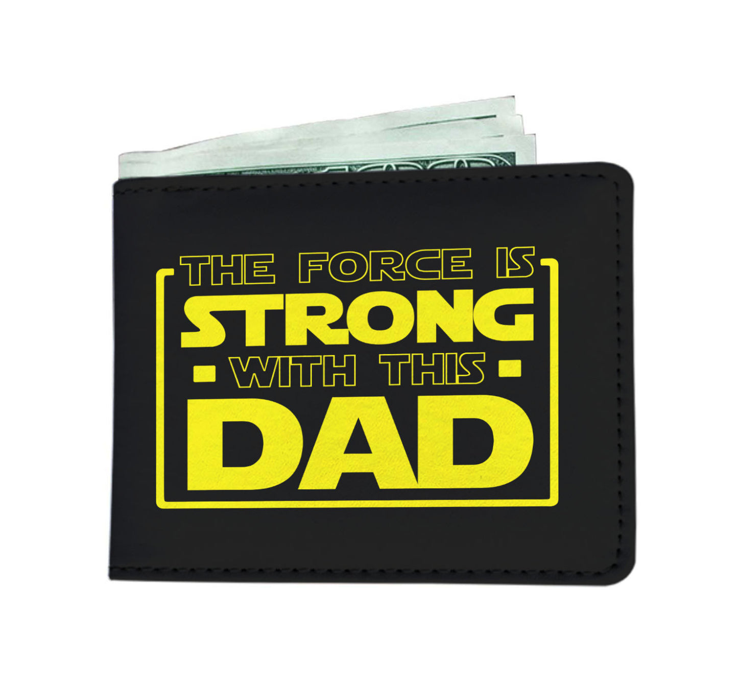 The Force Is Strong With This Dad - Father's Mens Wallet