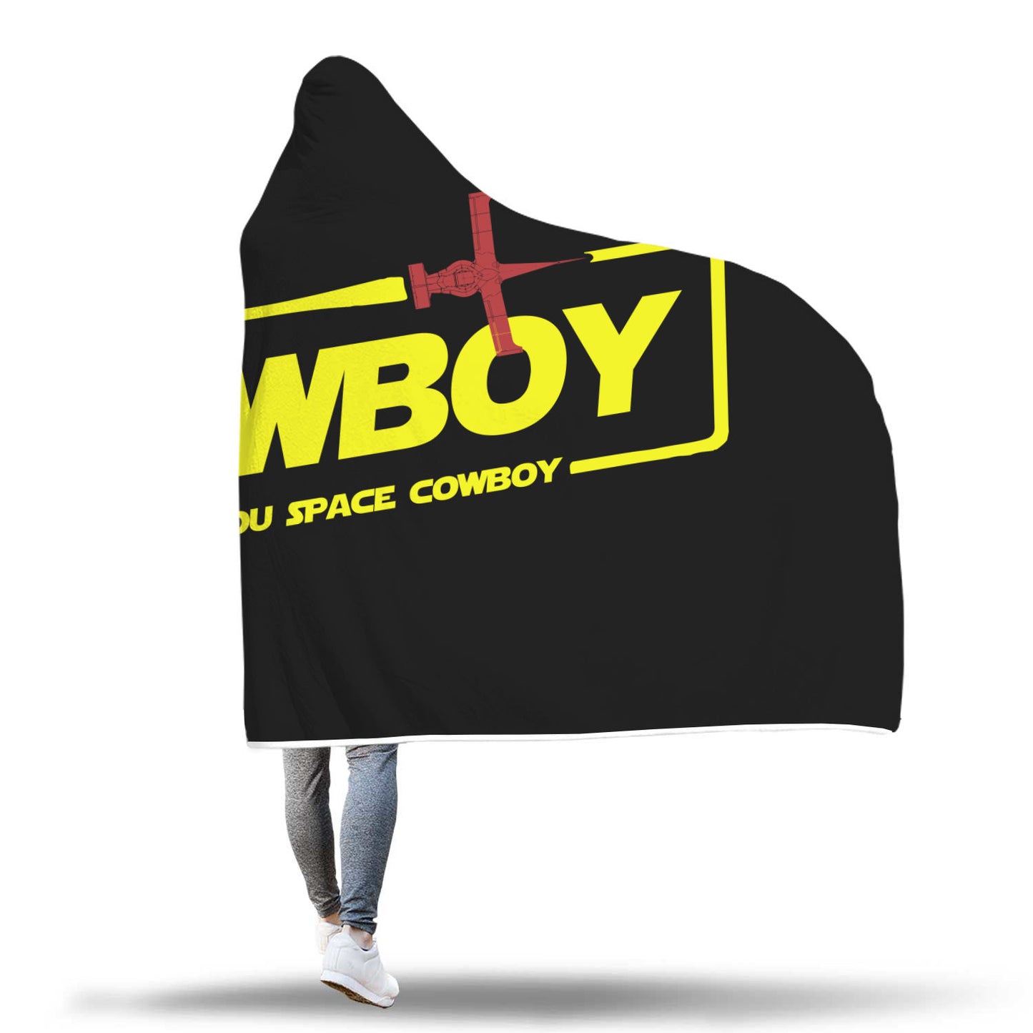 Cowboy A Space Cowboy Story Hooded Blanket