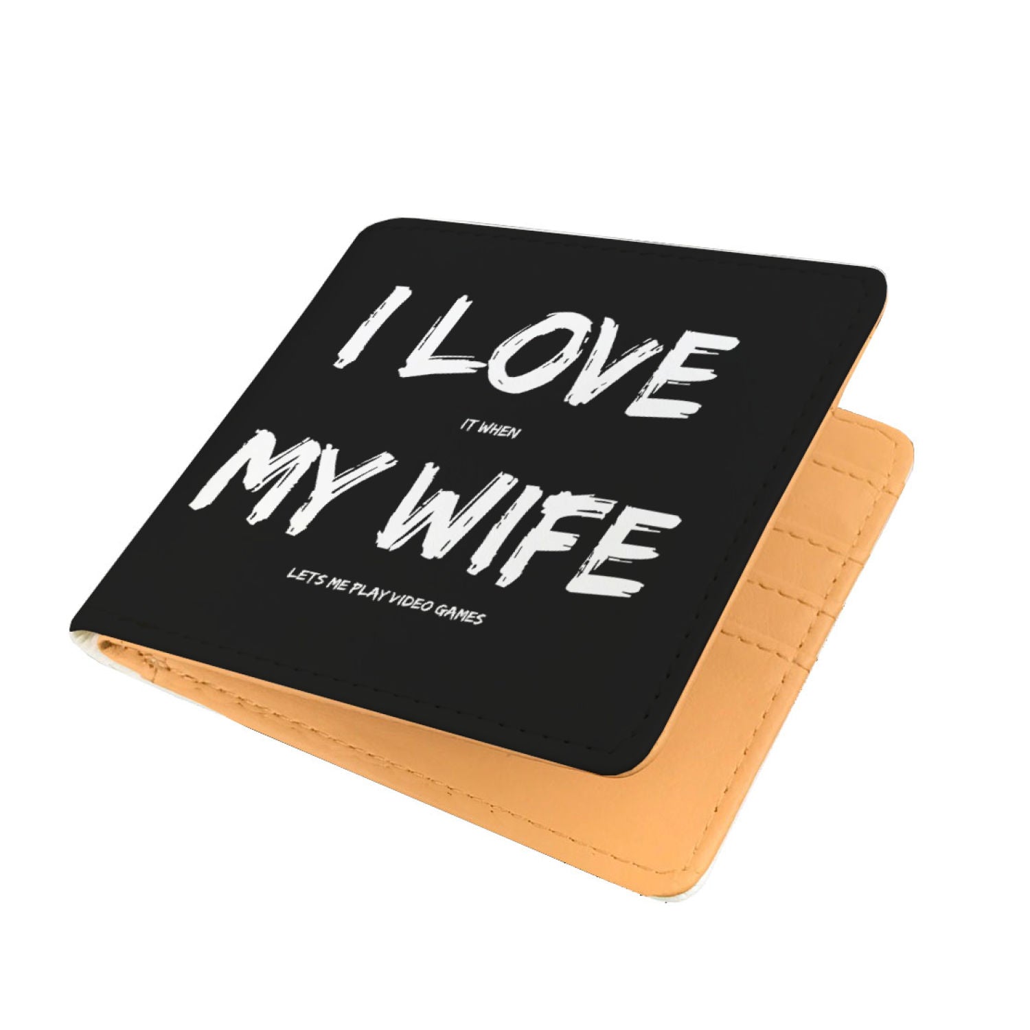 I Love It When My Wife Lets Me Play Video Games - Video Gaming Mens Wallet Secondary image