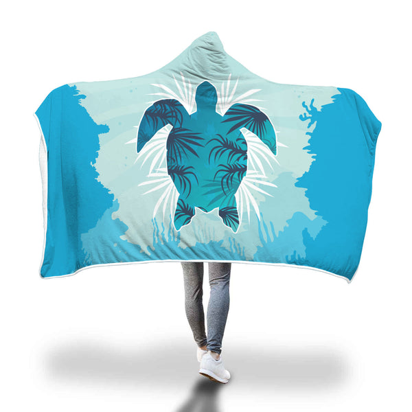 Turtles Hooded Blanket