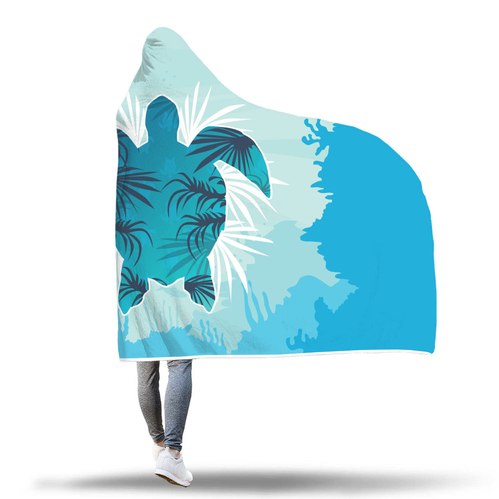 Turtles Hooded Blanket
