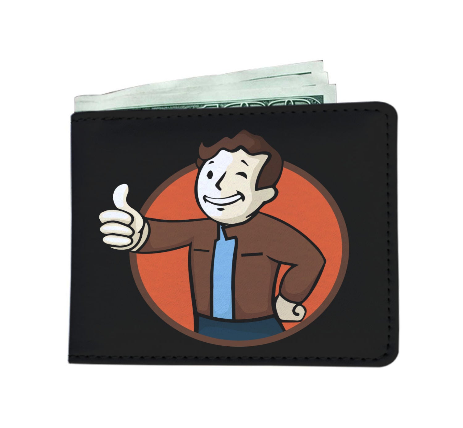 Todd Boy Vault Boy RPG Video Game Mens Wallet Main image
