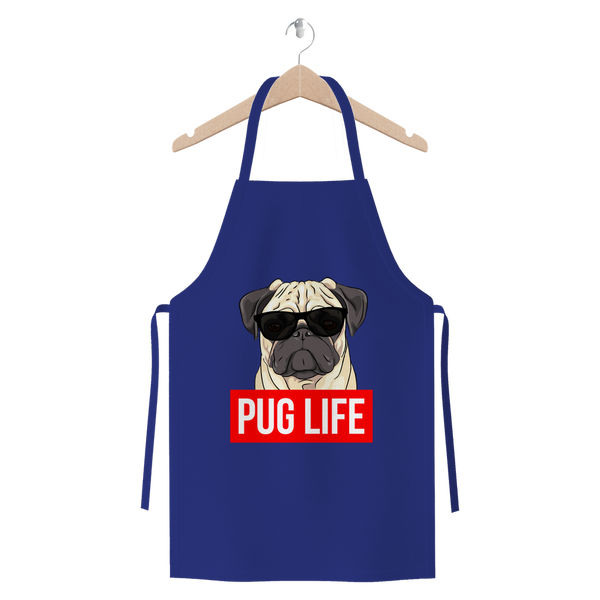Pug Life - Pug Lover ﻿Premium Jersey Apron
