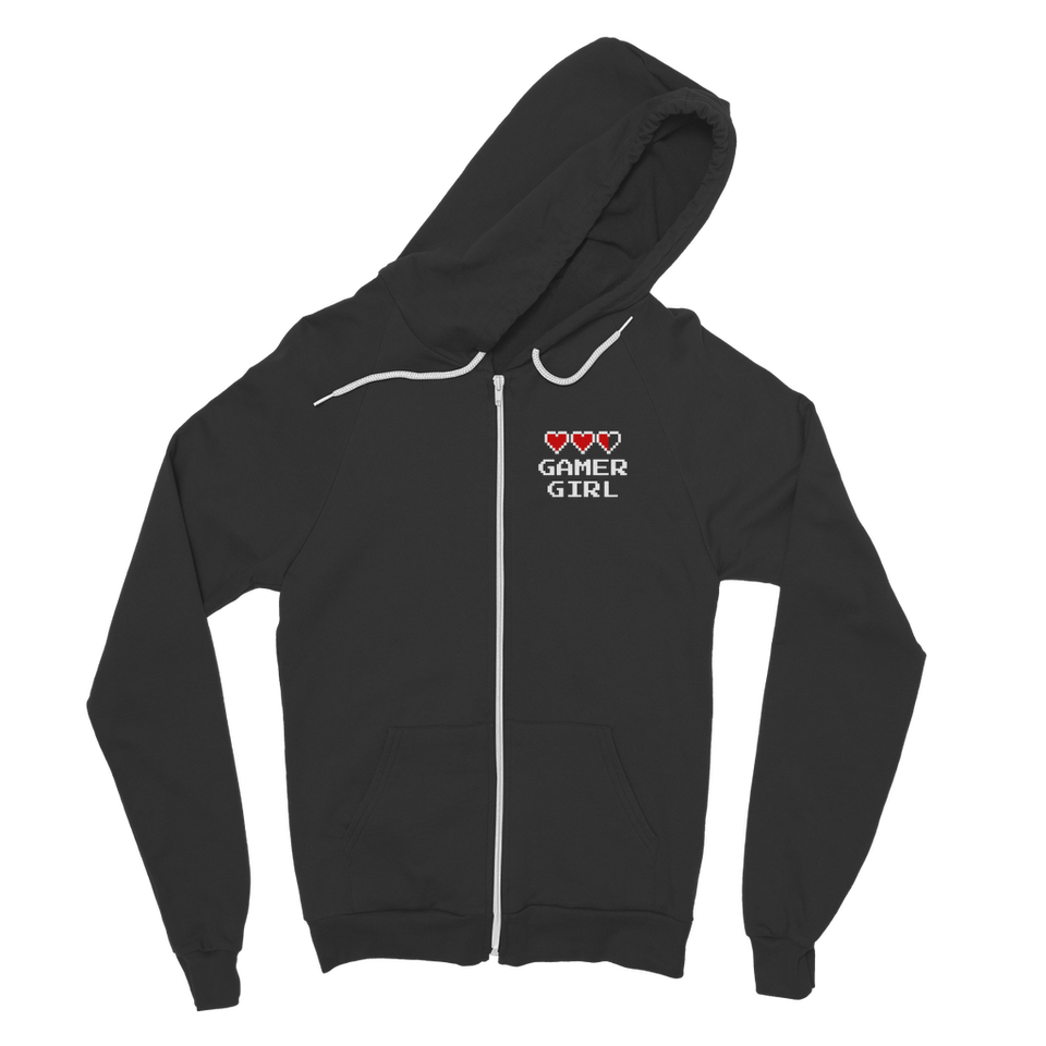 Gamer Girl Video Game ﻿Classic Adult Zip Hoodie
