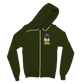Pug Wars Return Of The Pug ﻿Classic Adult Zip Hoodie