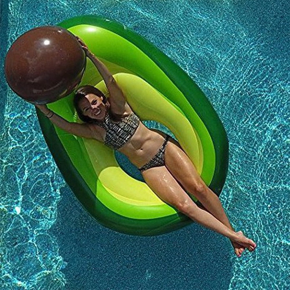 avocado pool float, avocado floatie, inflatable avocado