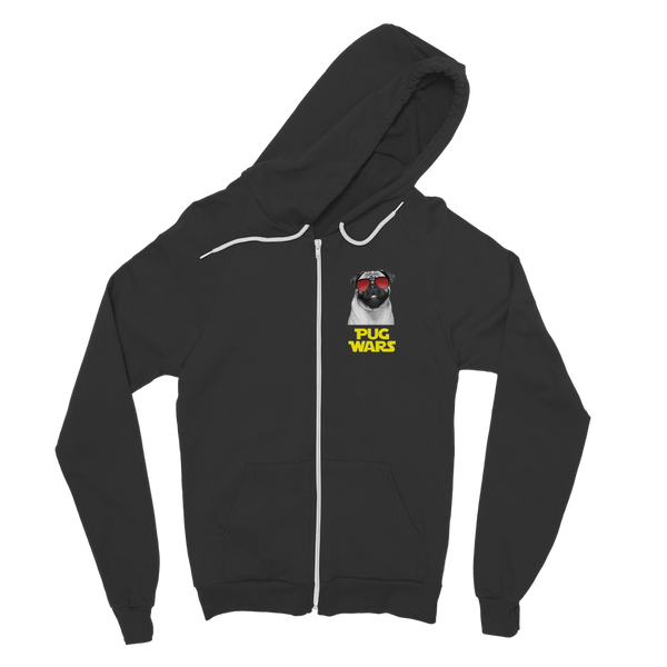 Pug Wars Return Of The Pug ﻿Classic Adult Zip Hoodie
