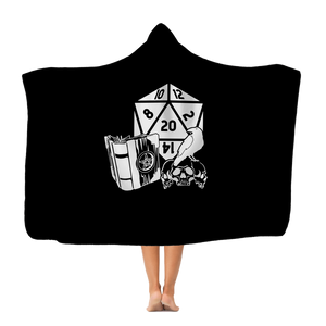 Raven Fantasy RPG Dice Hooded Blanket | Dungeon Master | Tabletop RPG | Tabletop Games | RPG Blanket | Role Playing Game Hooded Blanket Raven Fantasy RPG Dice Hooded Blanket | Dungeon Master | Tabletop RPG | Tabletop Games | RPG Blanket | Role Playing Game Hooded Blanket