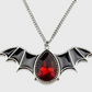 vampire necklace, bat necklace