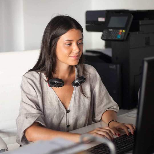 The Lazy Fan - Portable Hanging Neck Fan
