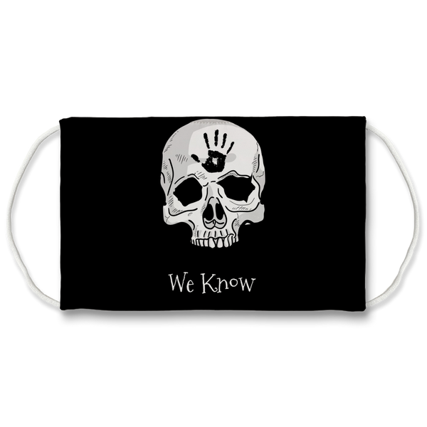 Dark Brotherhood We Know 2 Sublimation Face Mask
