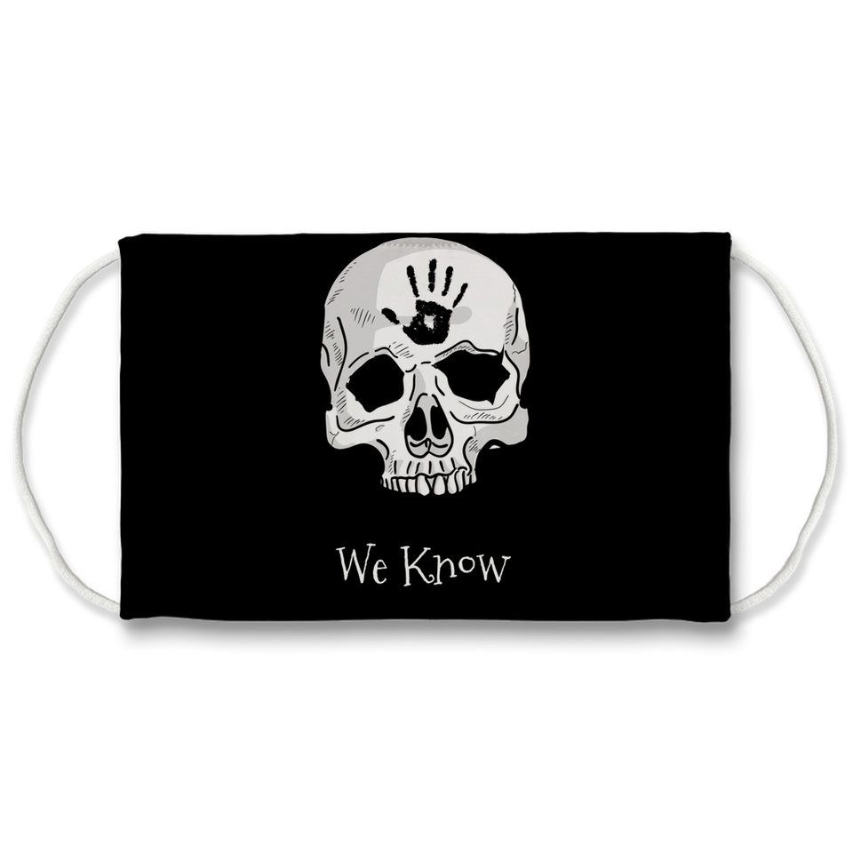 Dark Brotherhood We Know 2 Sublimation Face Mask