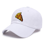 Pizza Embroidered Baseball Cap Pizza Embroidered Baseball Cap