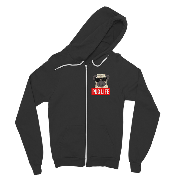 Pug Life - Pug Lover ﻿Classic Adult Zip Hoodie