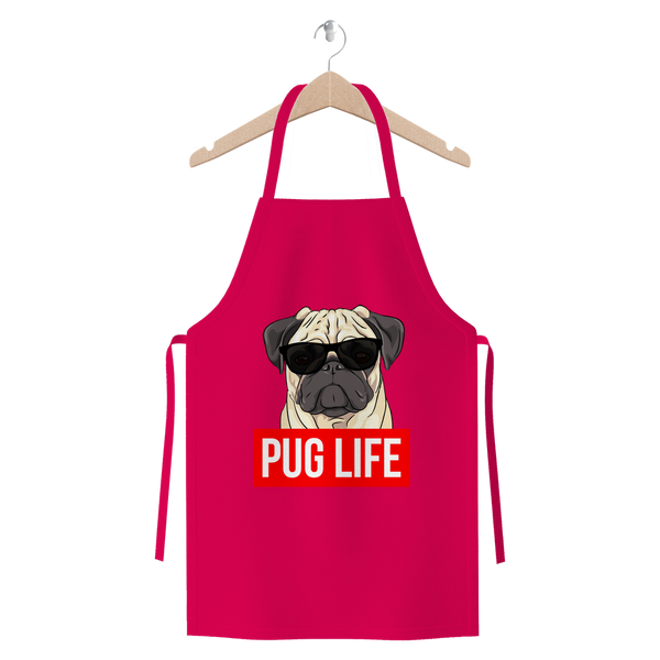 Pug Life - Pug Lover ﻿Premium Jersey Apron