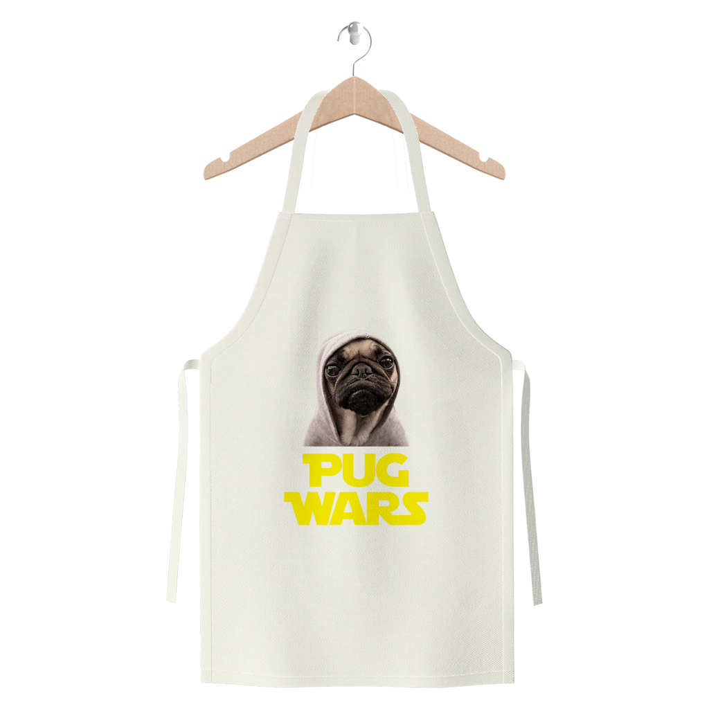 Pug Wars The Last Pug ﻿Premium Jersey Apron Secondary image