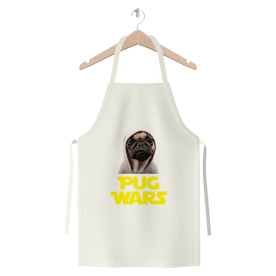 Pug Wars The Last Pug ﻿Premium Jersey Apron