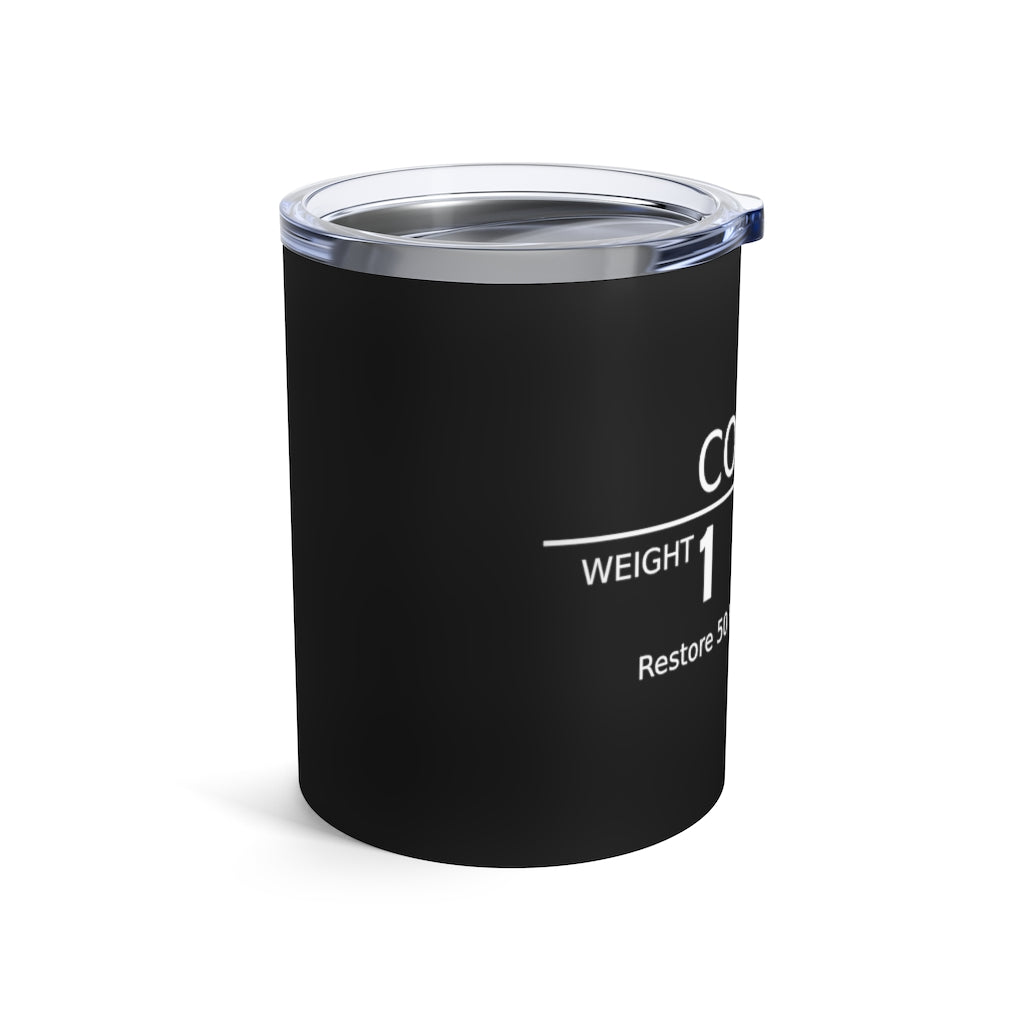 Coffee RPG 10 oz. Black Mug | Fantasy Gamer Gifts For Men Tumbler | RPG Gaming Tumbler 10oz