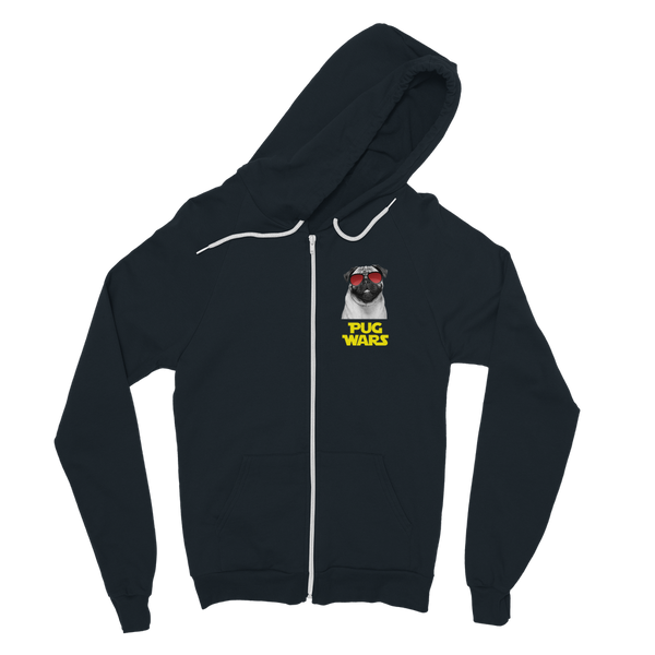 Pug Wars Return Of The Pug ﻿Classic Adult Zip Hoodie