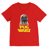 Pug Wars The Last Pug ﻿Classic V-Neck T-Shirt Pug Wars The Last Pug ﻿Classic V-Neck T-Shirt