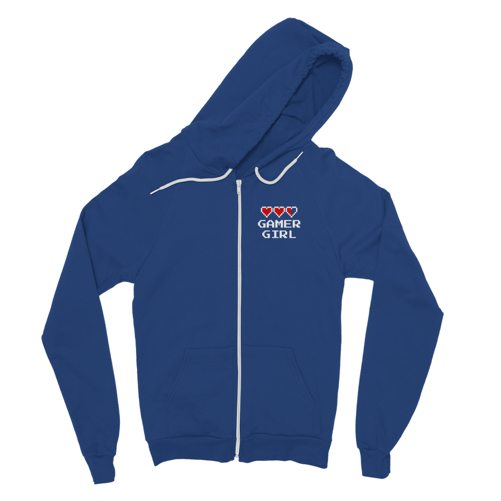 Gamer Girl Video Game ﻿Classic Adult Zip Hoodie