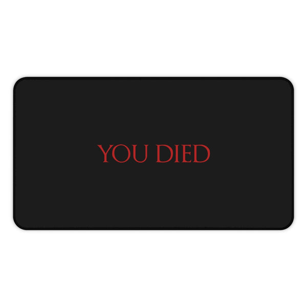 You Died RPG Fantasy Desk Mat | RPG Mouse Mat | Gaming Mouse Pad