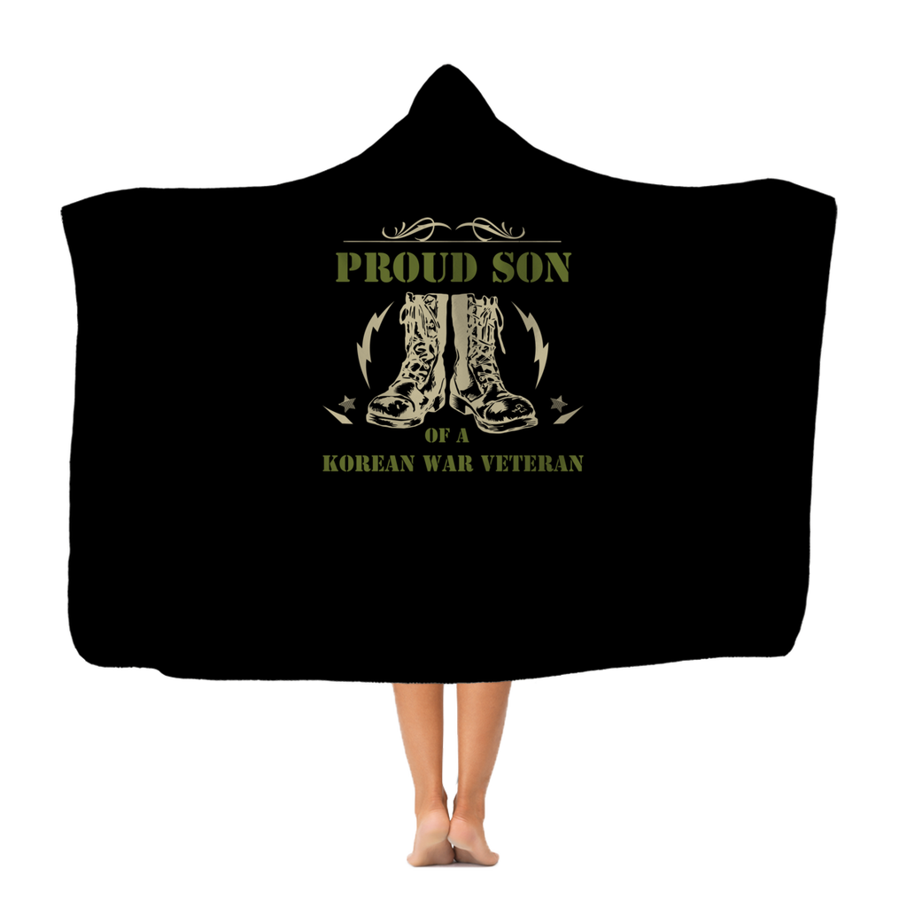 Proud Son Of A Korean War Veteran Classic Adult Hooded Blanket Secondary image