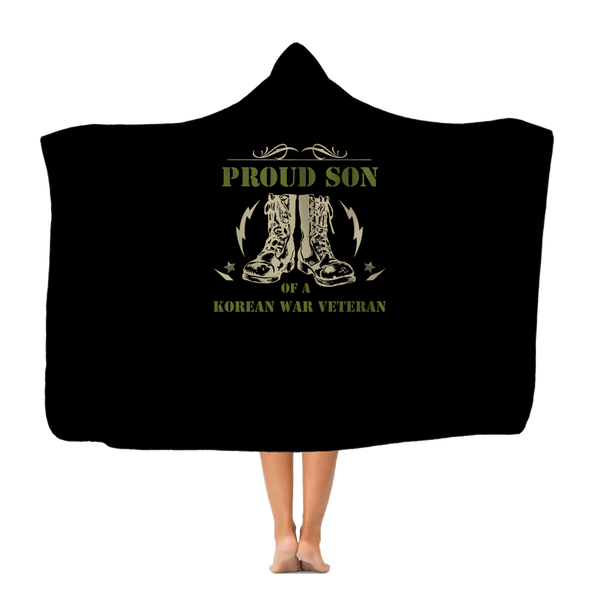 Proud Son Of A Korean War Veteran Classic Adult Hooded Blanket