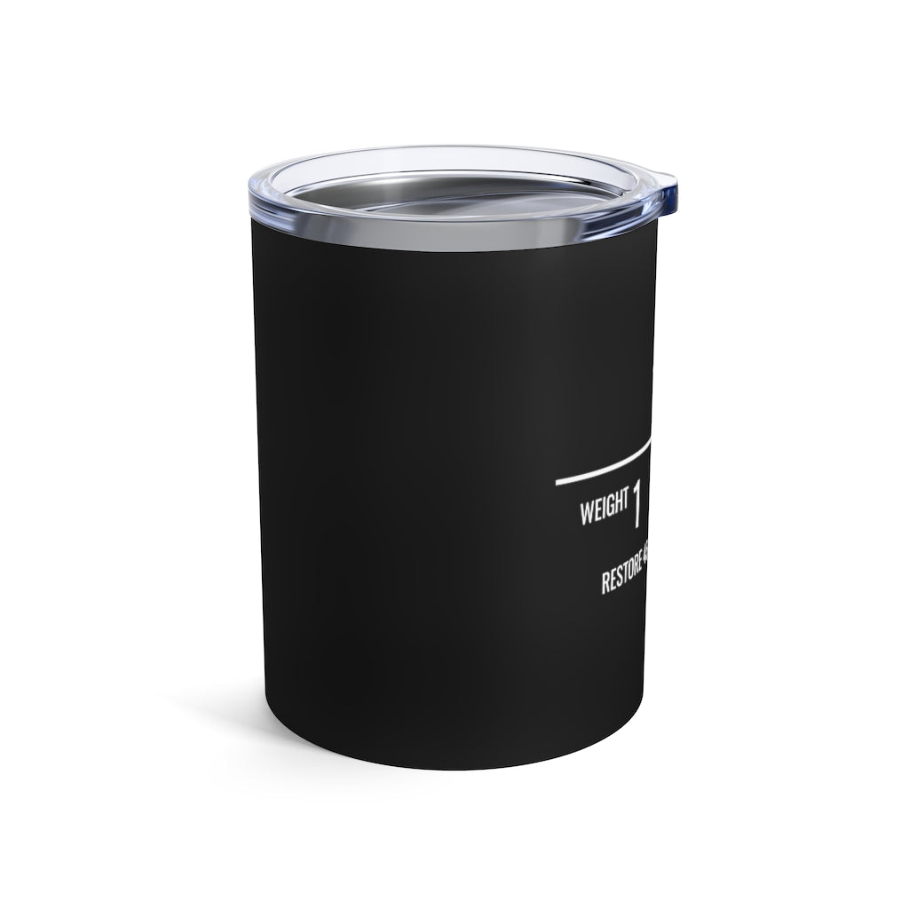 Tea RPG 10 oz. Black Mug | Fantasy Gamer Gifts For Men Tumbler | RPG Gaming Tumbler 10oz