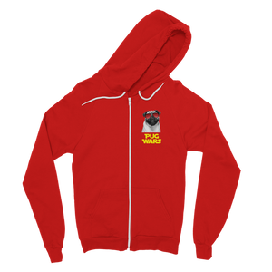 Pug Wars Return Of The Pug ﻿Classic Adult Zip Hoodie Pug Wars Return Of The Pug ﻿Classic Adult Zip Hoodie