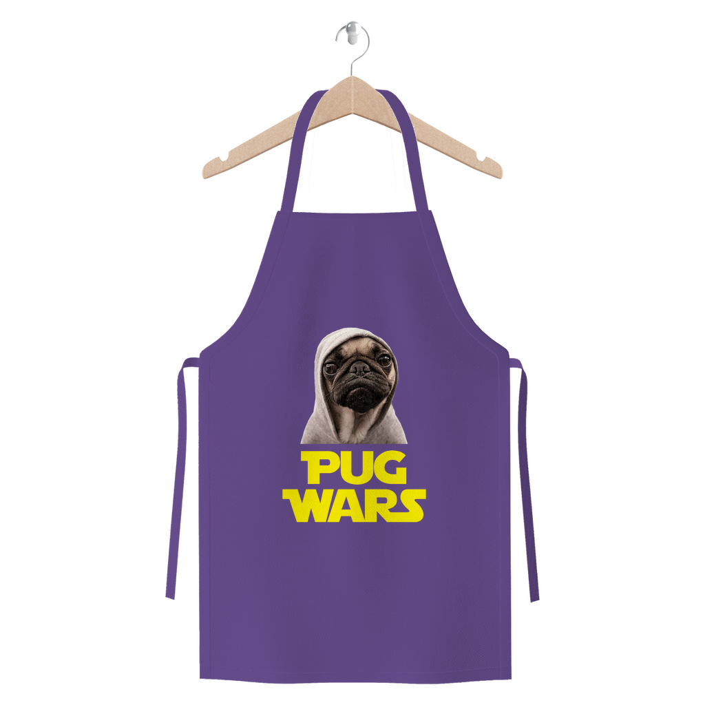 Pug Wars The Last Pug ﻿Premium Jersey Apron