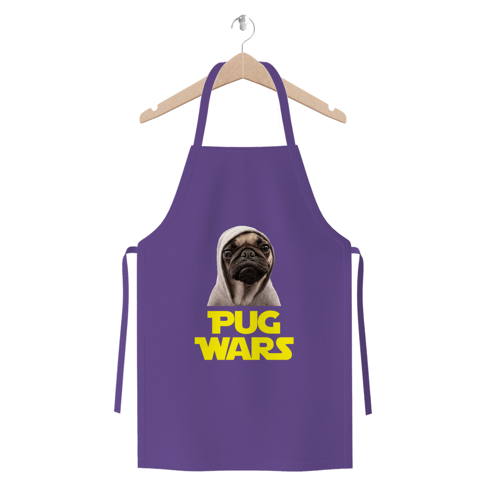 Pug Wars The Last Pug ﻿Premium Jersey Apron