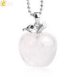 Crystal Apple Pendant Necklace | Apple Necklace Crystal Apple Pendant Necklace | Apple Necklace