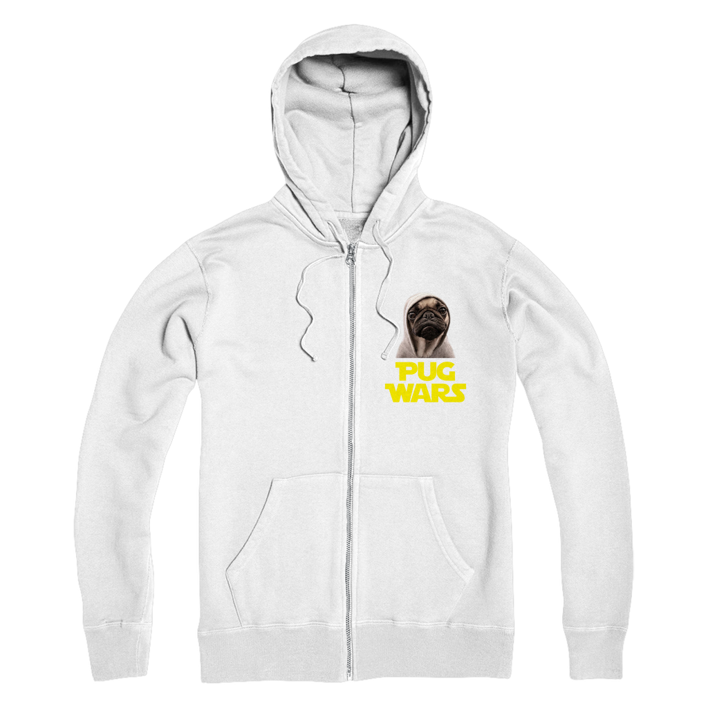 Pug Wars The Last Pug ﻿Premium Adult Zip Hoodie Secondary image