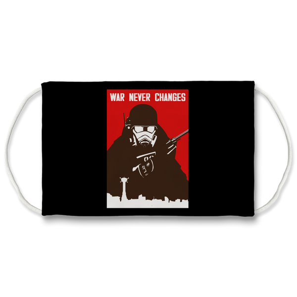 War Never Changes Sublimation Face Mask