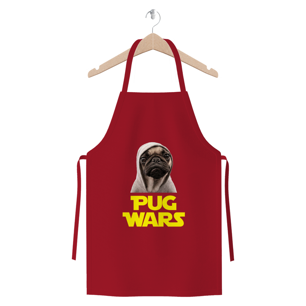 Pug Wars The Last Pug ﻿Premium Jersey Apron