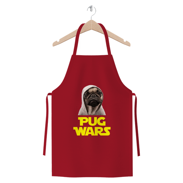 Pug Wars The Last Pug ﻿Premium Jersey Apron