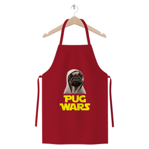 Pug Wars The Last Pug ﻿Premium Jersey Apron Pug Wars The Last Pug ﻿Premium Jersey Apron