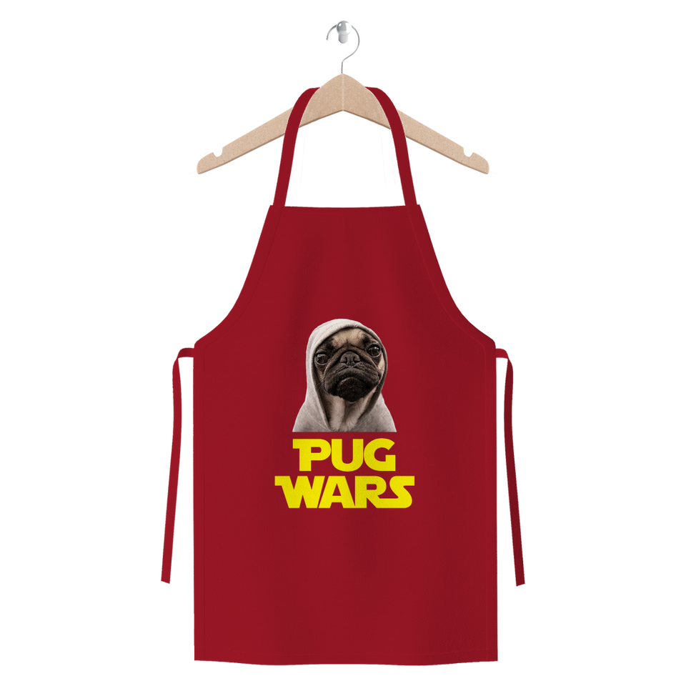 Pug Wars The Last Pug ﻿Premium Jersey Apron
