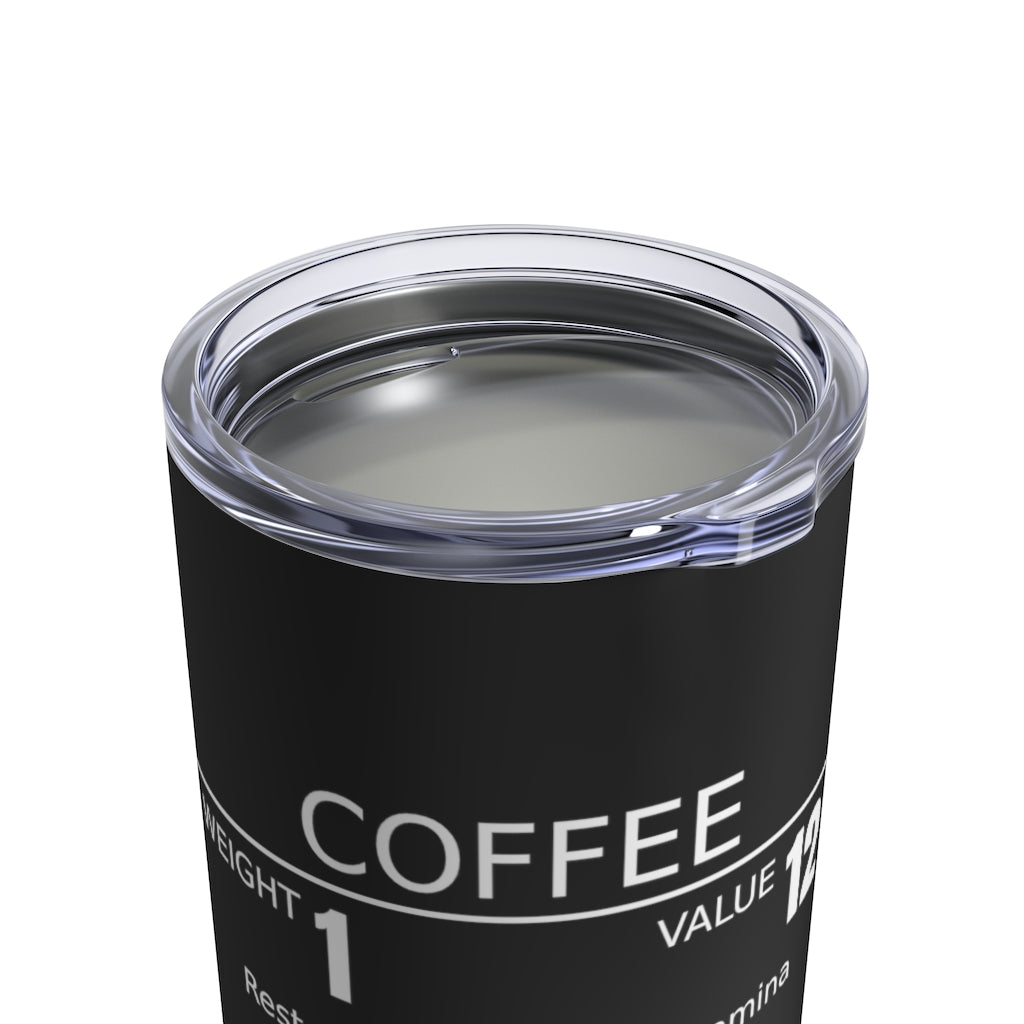 Coffee RPG 10 oz. Black Mug | Fantasy Gamer Gifts For Men Tumbler | RPG Gaming Tumbler 10oz