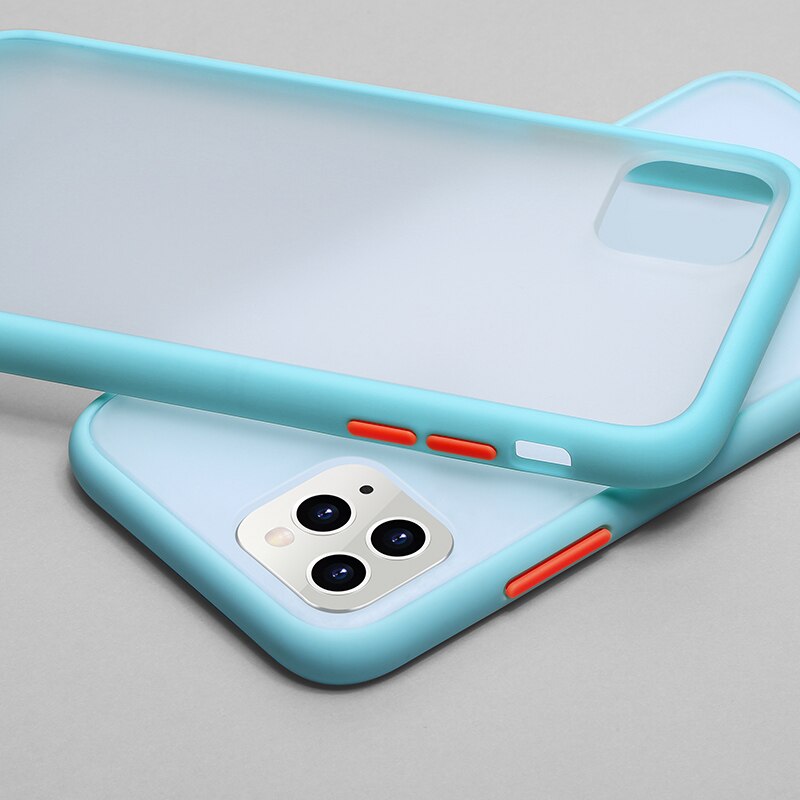 Shockproof Transparent Silicone Phone Case For iPhone