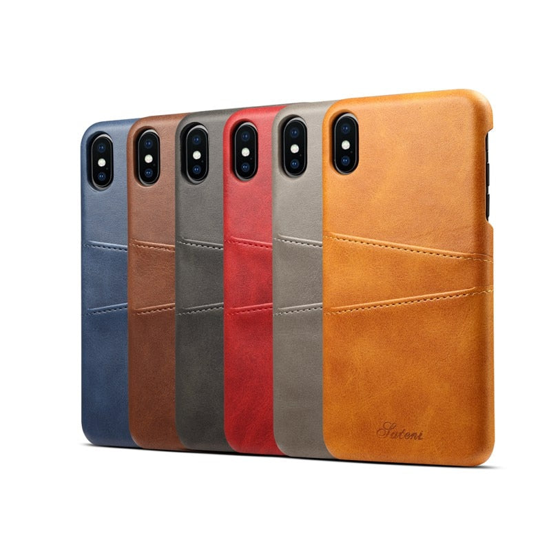 Luxury Leather iPhone Phone Case