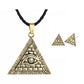 illuminati necklace, illuminati chain, illuminati pendant