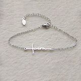 Stainless Steel Faith Cross Necklace faith necklace