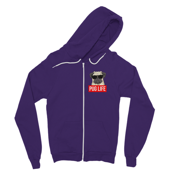 Pug Life - Pug Lover ﻿Classic Adult Zip Hoodie