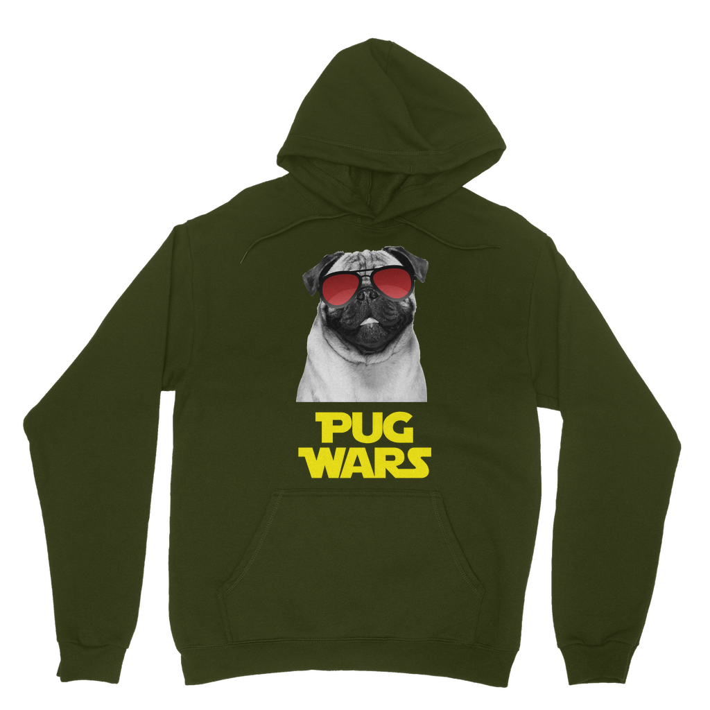 Pug Wars Return Of The Pug ﻿Classic Adult Hoodie