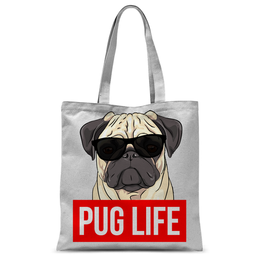 Pug Life - Pug Lover ﻿Classic Sublimation Tote Bag