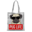 Pug Life - Pug Lover ﻿Classic Sublimation Tote Bag