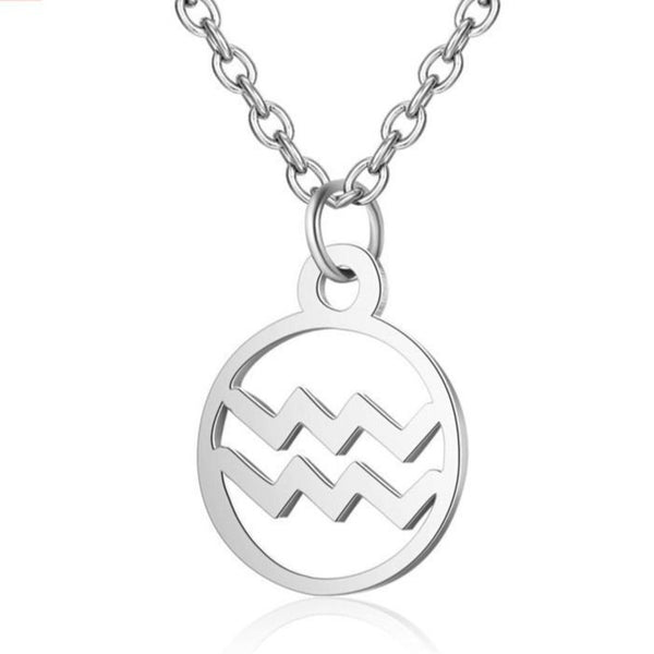 zodiac necklace, zodiac sign necklace, zodiac jewellery